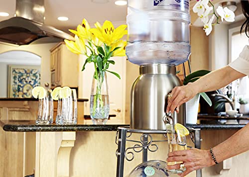 Avalon Bottom Loading Water Cooler Dispenser With Bioguard- 3 Temperature Settings- Ul/Energy Star Approved- Bottled & New Wave Enviro Products Bpa Free Tritan™ Bottle, 5-Gallon #TOP6