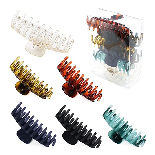 JOYOYO Lot de 6 grandes pinces à cheveux antidérapantes 9,1 cm pour femmes et filles Cover