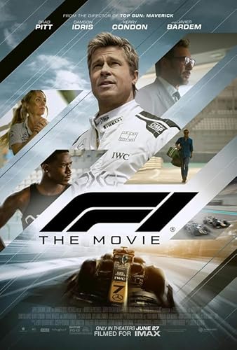 F1 Movie Poster - Unframed Wall Art Prints Cinematic Home & Room Decor, Poster Size 18'' X 28'' - ID2