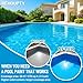 Pool Paint Ocean Blue 211oz, Durability Water-Based Acrylic Resin Concrete Pool Paint, Quick-drying Waterproof Coating for Underground Aboveground Cement Pond, Water Parks, Fiberglass Stock Tank 1 Gal