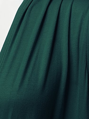 Women's Solid Open Front Draped Neck Sleeveless Vest Cardigan - Made in USA4