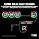 Corsair iCUE LINK QX140 RGB 140mm Magnetic Dome RGB Fans - Doppelter Lüfter-Starter-Kit mit iCUE LINK System-Hub - Schwarz