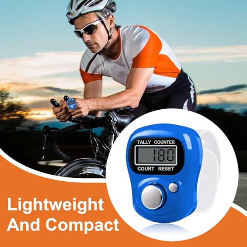 Image of Digital Jaap Counter Finger Ring | Mini Electronic Tally Counter for Mantra Chanting, Meditation & Prayer | Portable LCD Counting Machine for Temple, Yoga & Cricket Umpire