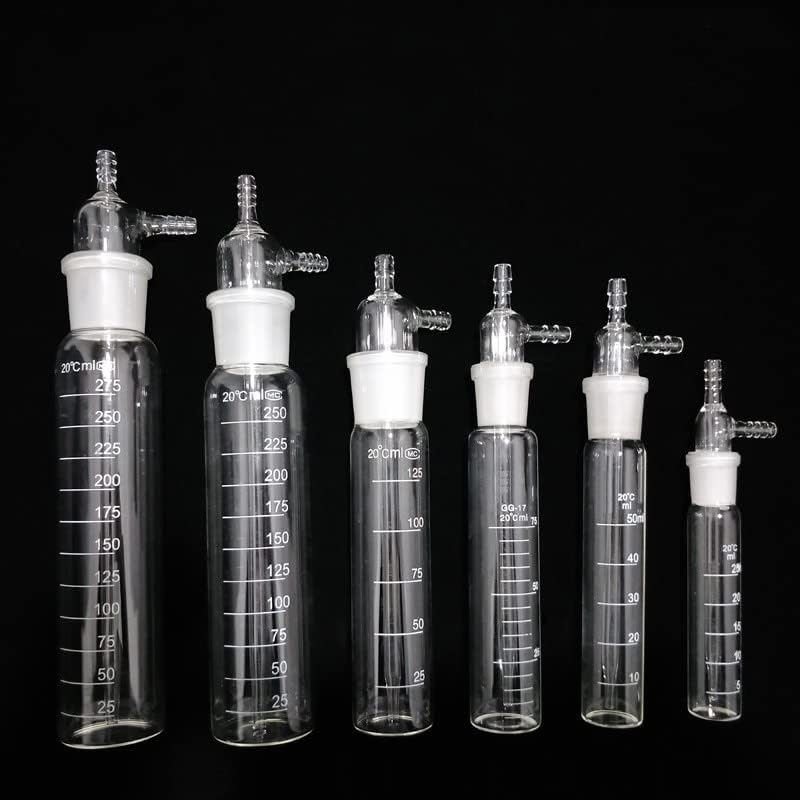 1pc/lot 10ml/25ml/50ml/75ml/125ml/250ml/275ml lab Glass Impact absorber bottle Absorption tube gas sampler bottle ( Size : 50ml Brown )