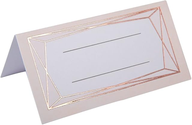 Neviti - Geo Blush - Place Cards, Pack of 25