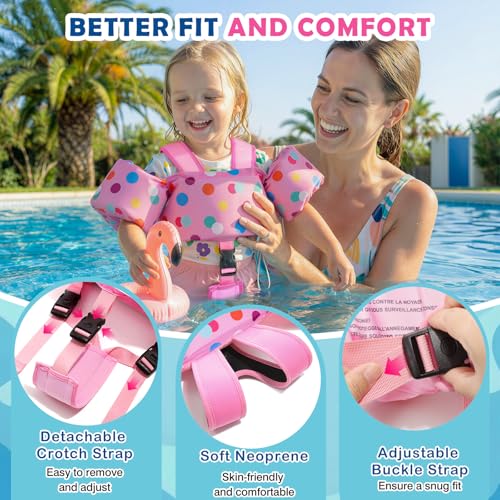 Image of MoKo Toddler Arm Floaties 20-50lbs, Swim Vest Water Wings for Kids Pool