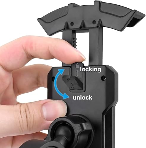 Miniatura 4 de Soporte de teléfono para bicicleta, soporte de teléfono para motocicleta, rotación de 360 con manubrio universal, soporte de teléfono ultraligero
