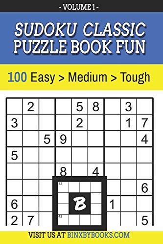 Sudoku Puzzle Book Fun Volume 1: 100 Classic Sudoku Puzzles for Adults