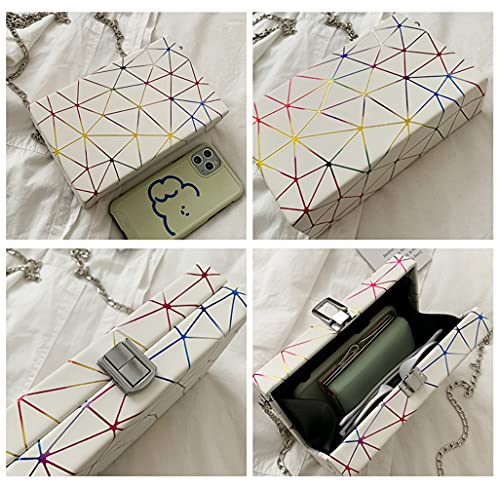 Geometric Graphic Women's Purses And Handbags Evening Crossbody Bag, Grey #TOP4