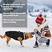 Kuoser Winter Hundejacke für mittelgroße Hunde, Wasserdichter & Winddichter Hundemantel mit Fleecefutter, Reißverschluss, D-Ring & Reflektoren, Warme Outdoor Hundebekleidung für Herbst & Winter, L