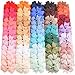Baby Girl Grosgrain Ribbon Pinwheel Boutique Polka Dot Hair Bows Alligator Clips For Teens Kids Pack Of 18