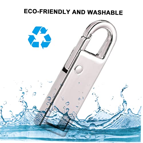 TEHAUX 5 Pçs Destacável Zíper Extrator Kit De Reparo De Couro Etiquetas Para Roupas Alças De Bolsa S