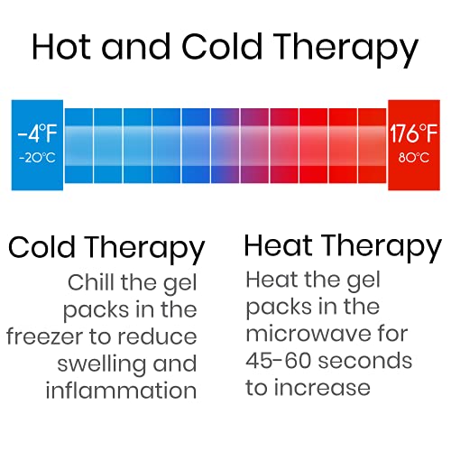 Arctic Flex Flexible Ice Pack - Reusable Large Hot And Cold Gel Therapy Bag - Medical Freezer Pad - Soft Heated Compress Wrap For Migraine, Knee, Neck, Shoulder, Back, Foot, Hand, Ankle Swelling #TOP4