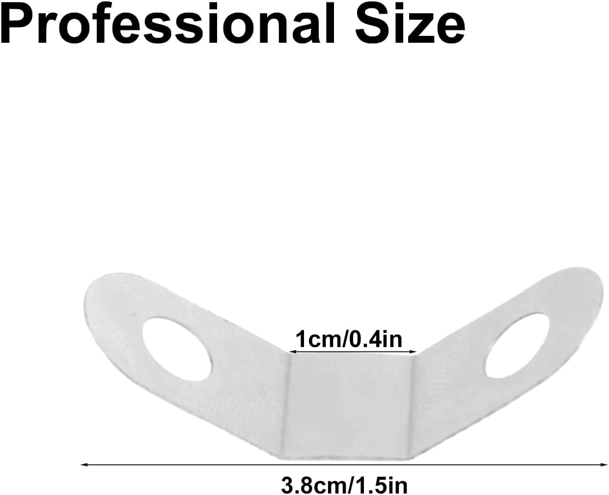 16pcs Pop-Up Clevis Clips Compatible with Danco 34807, Stainless Steel U-Shaped Spring Clip for Bathroom Sink and Tub Drain Linkage Assembly Repair