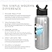 Simple Modern 64 oz Summit Water Bottle with Straw Lid - Hydro Vacuum Insulated Flask Double Wall Half Gallon Chug Jug - 18/8 Stainless Steel -Simple Stainless