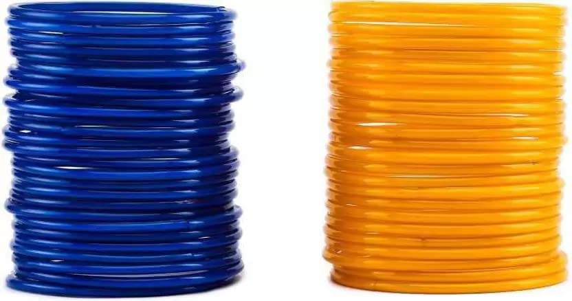 GLASS EMPIRE GLASS BANGLE SET FOR GIRLS OR WOMEN (PACK OF 48) (2.4, BLUE ORANGE) (B0BD8VKCB5) Amazon Price History, Amazon Price Tracker