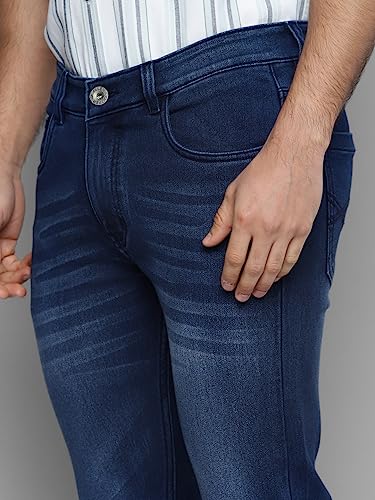 Image of Allen Cooper Slimmy Comfortable Mid Rise Denim Jeans for Men
