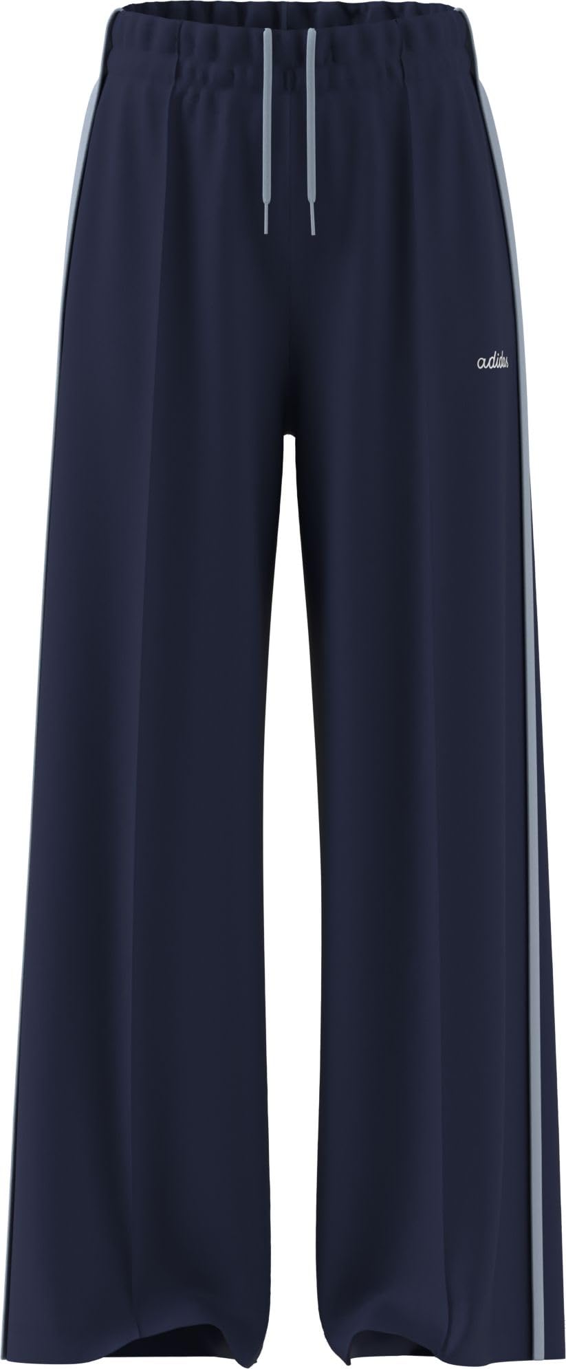 adidas Sportswear Women's Seasonal Essentials Colorpop Pants With Embroidered Graphic, Dkblue/White, Size Xl, Women