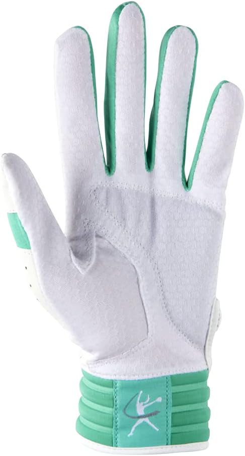 Mizuno Finch Softball Padded Batting Gloves | Pair | Adult and Youth | Nonslip Palm | Padded ShockPalm | FlexMesh Back | QuikAdjust Wrist Tab