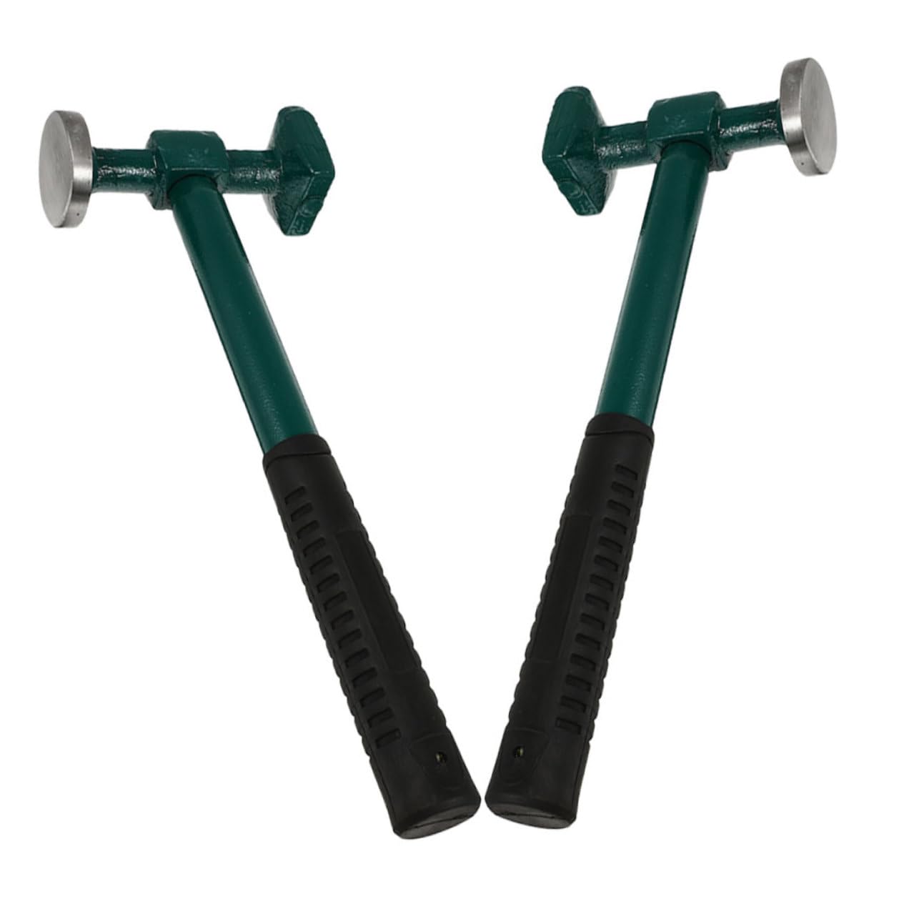 Ciieeo 2pcs Auto Body Hammer Car Repair Sheet Tool Steel Handle for Precise Door Skin Repair