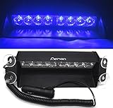 led blitzer blau für sonnenblende Größe: 27cm (Länge) * 11cm (Breite) * 7cm (Höhe), Gewicht: 427g, Kabellänge: 0,5m Bis zu 1.8m