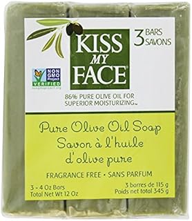 Kiss My Face Soap Bar 3pk Pure Olvo, 4 Ounce