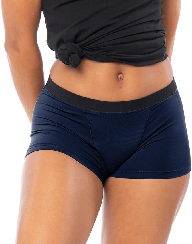 Sexy Basics Women's 6 Pack & 12 Pack Active Boy Short - Boxer Brief Cotton-Stretch Panties - Image 2