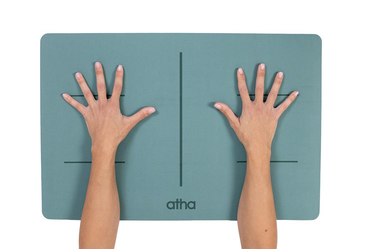 atha PRO X Yoga Pad 5.2 mm – Almohadilla de Yoga Antideslizante para Rodillas y Codos – Soporte Extra y Amortiguación para Posturas Exigentes – Verde Claro