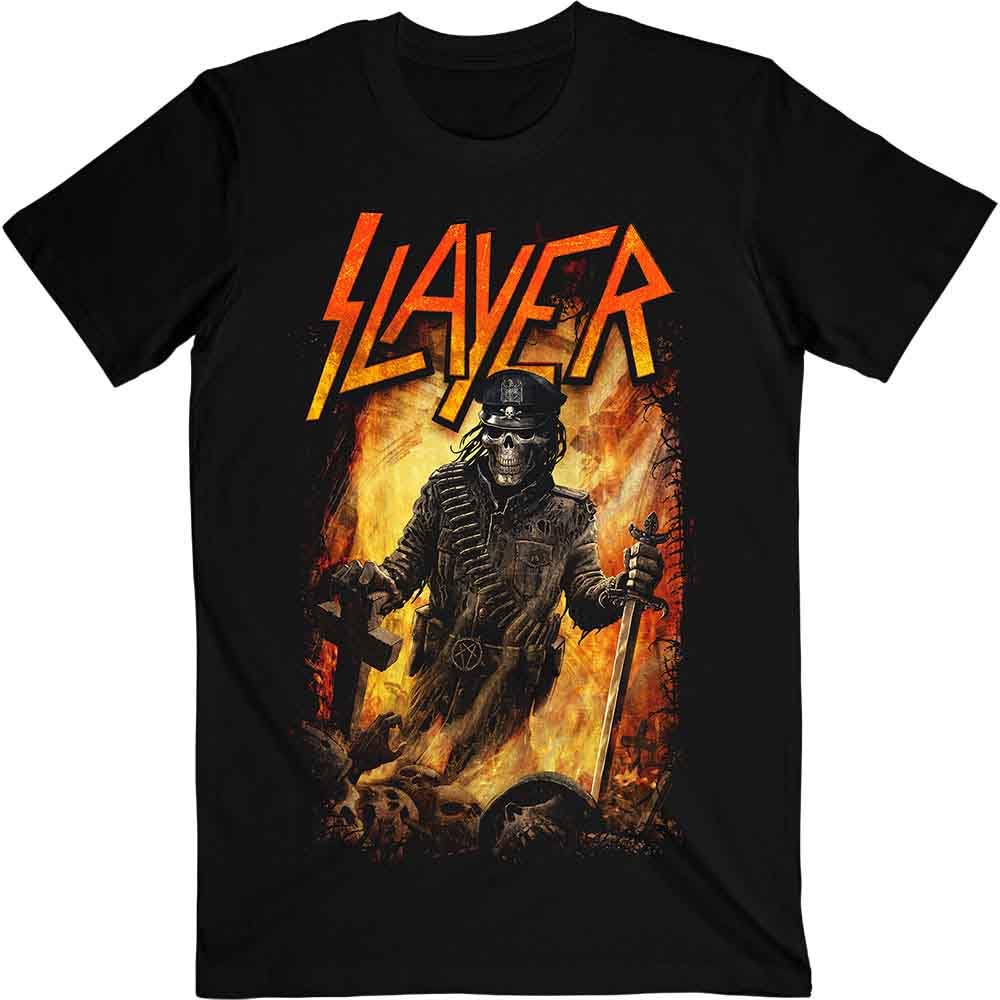 T-Shirt Slayer Aftermath avec impression haute définition coton taille L - 2