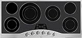Viking RVEC3456BSB Electric Radiant Cooktop-6 Elements, 45'', Black