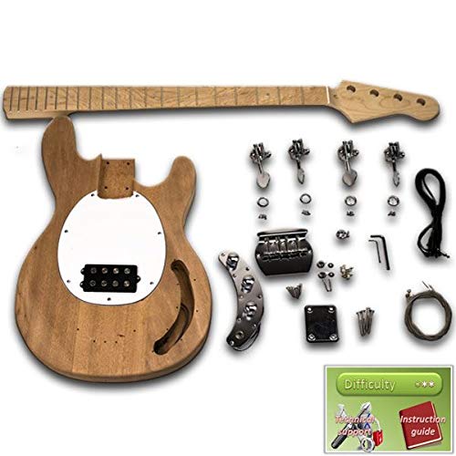 Kit de basse DiY - Music Man StingRay, Acajou