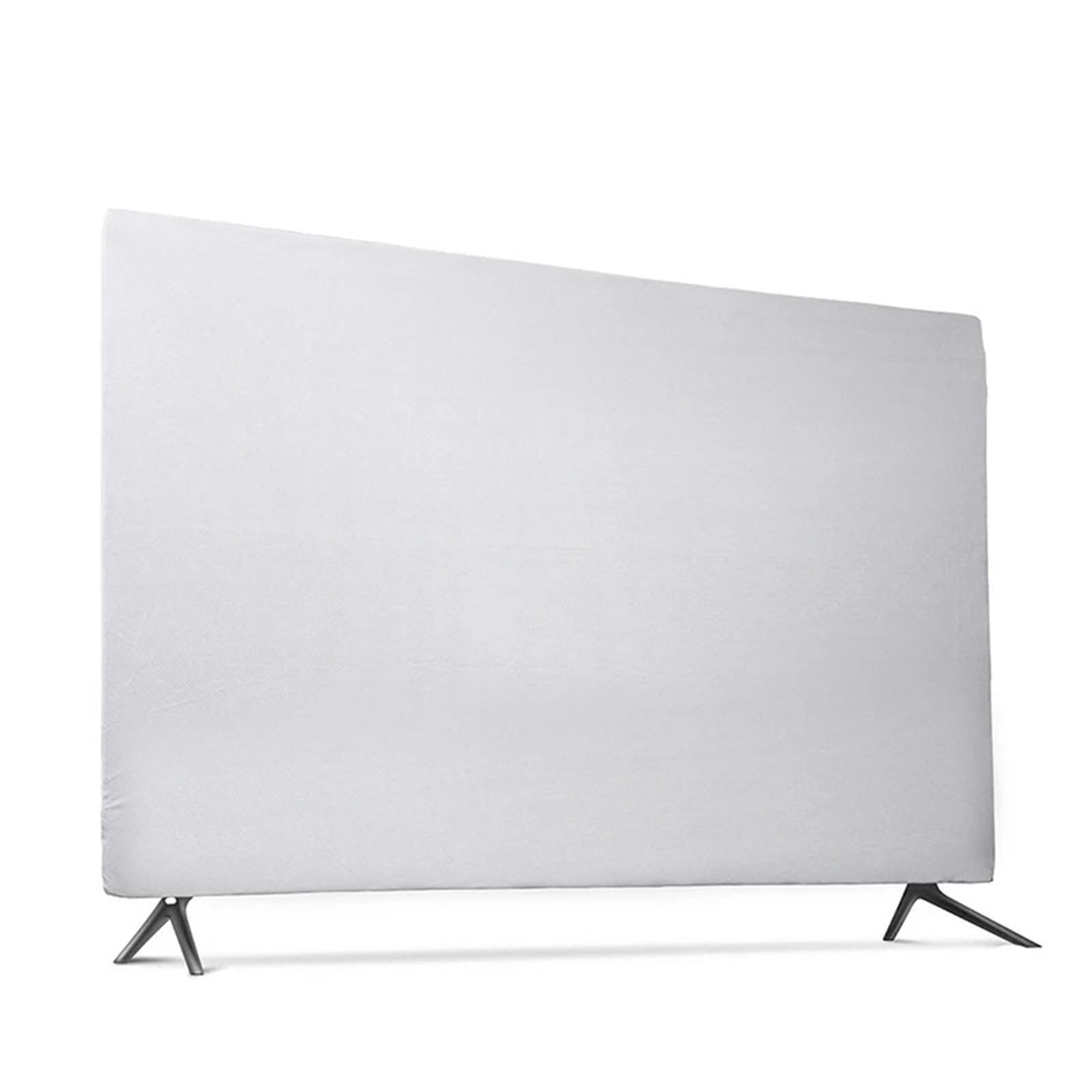 Copertura per monitor del computer, in morbido tessuto elastico, antipolvere, antigraffio, resistente agli spruzzi, per TV LCD da 43", 49", 49", 45" (grigio, 49")