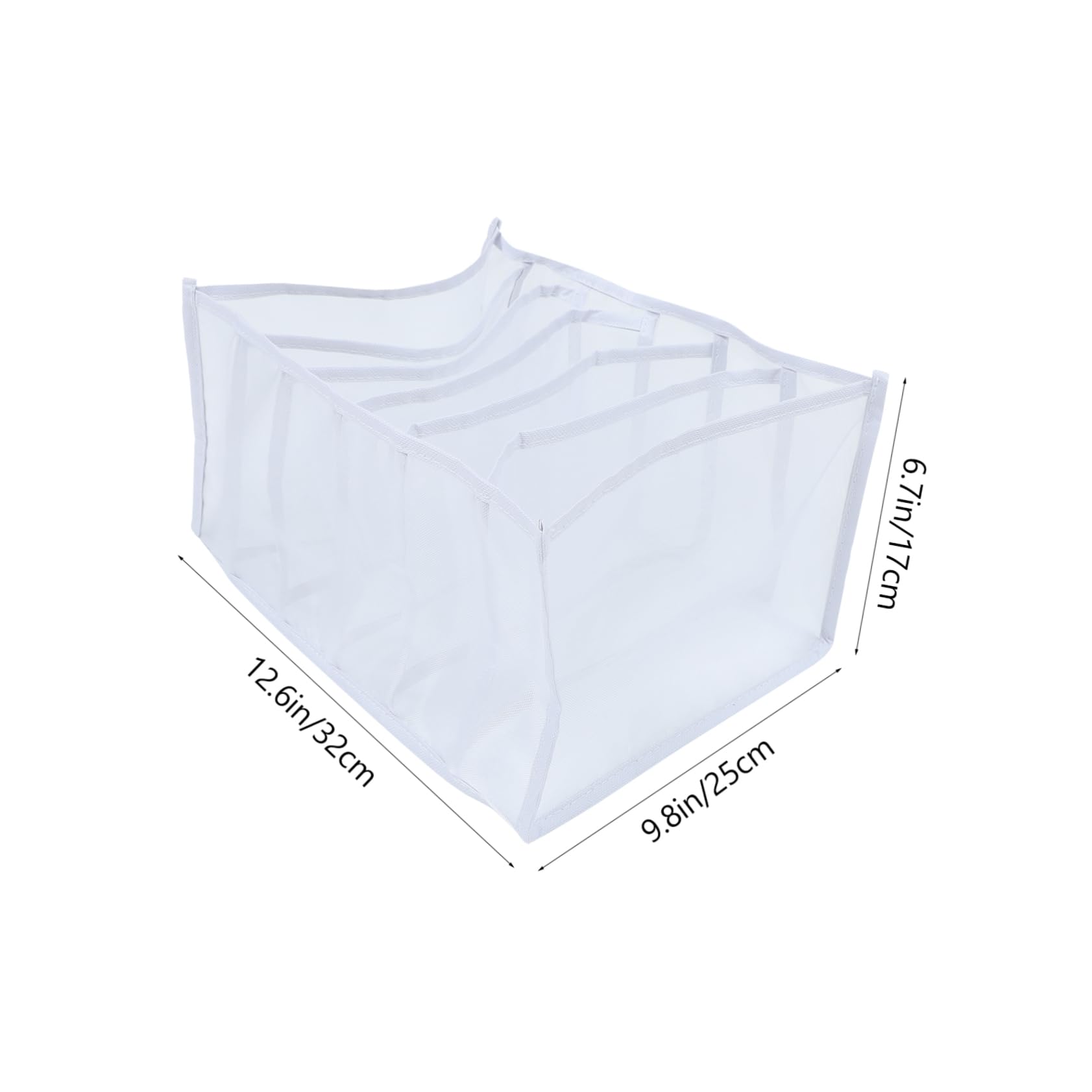 Cabilock 3PCS Cabinet Storage Box Pants Organizer Scarf Container with Dividers for Closet Wardrobe Bedroom Design for Efficient Organization