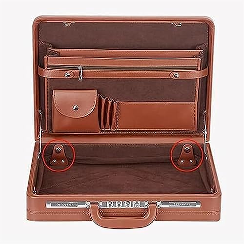 IMOYBBR 16in Recycled Leather Business Briefcase