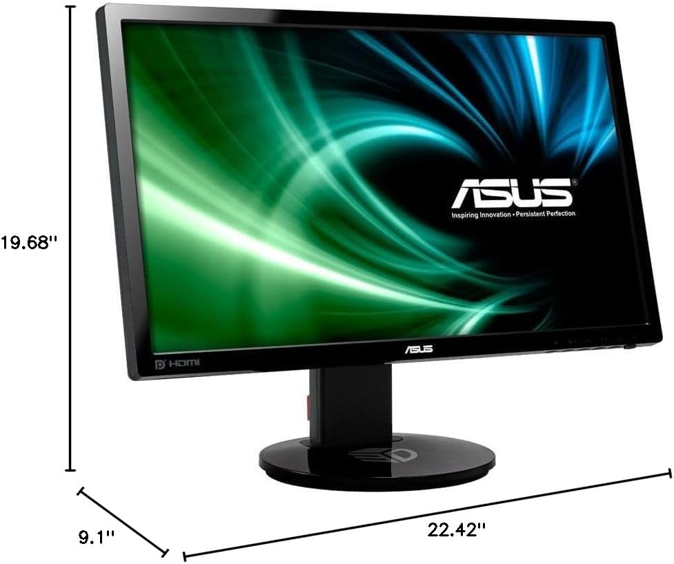 Asus VG248QE 24" Full HD 1920x1080 144Hz 1ms HDMI Gaming Monitor,Black thumbnail 5