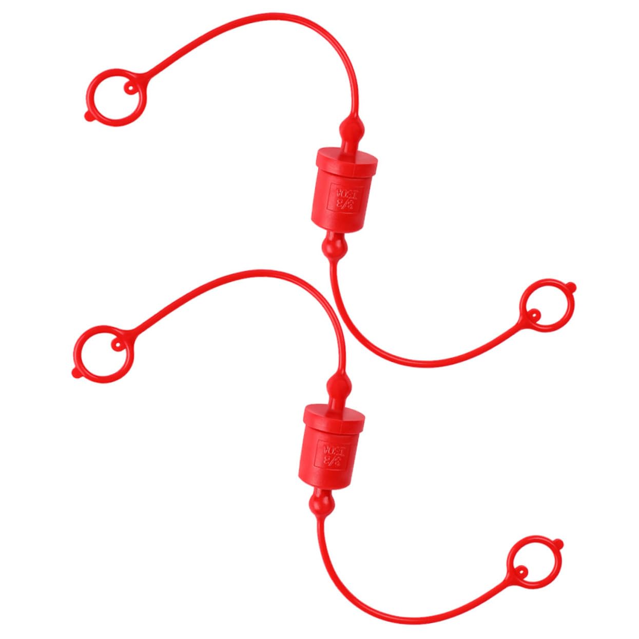Tapas y tapones hidráulicos 3/4 NPT de plástico protectores antipolvo para conectores rápidos