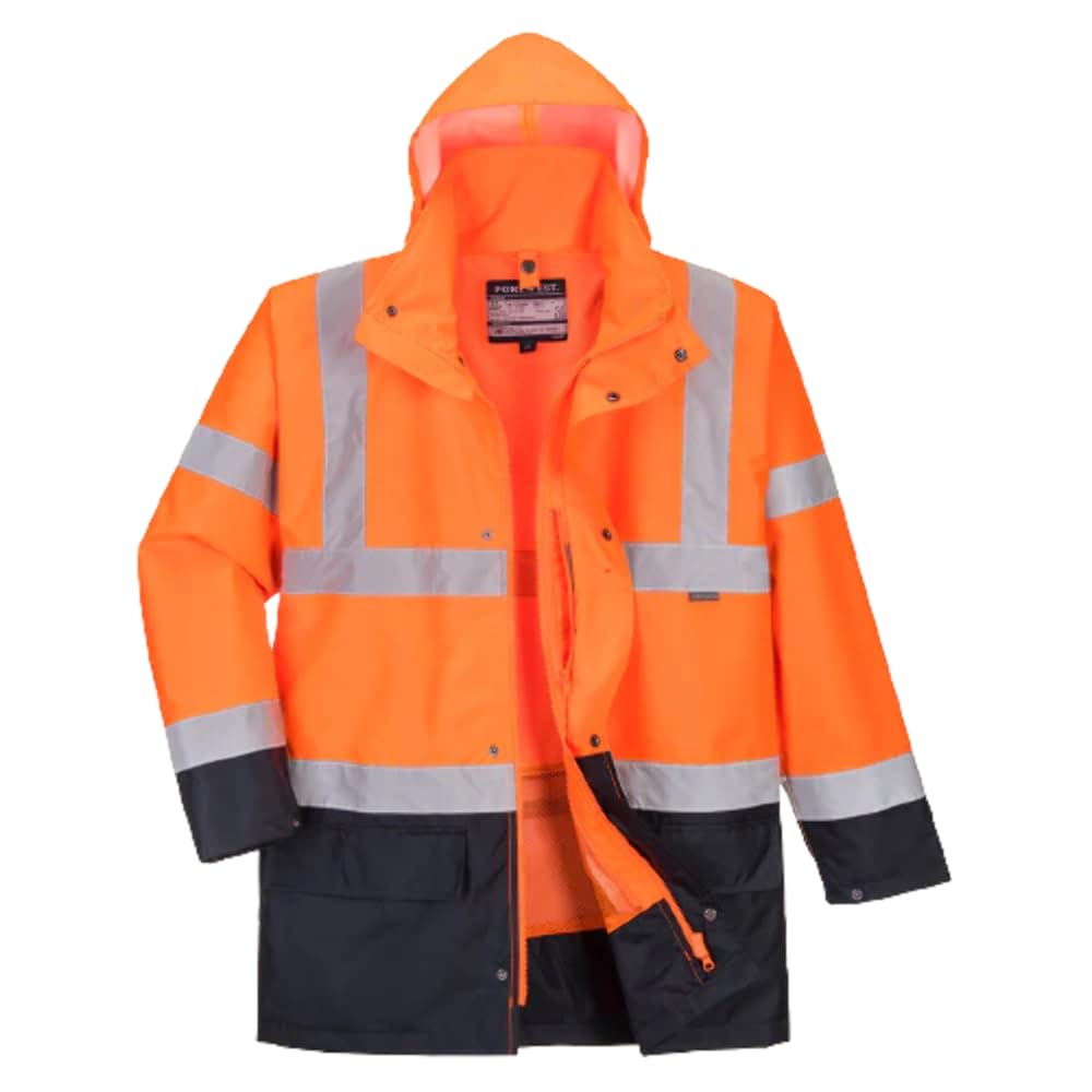 Portwest Giacca Essential Bicolore Hi-Vis 5 in 1