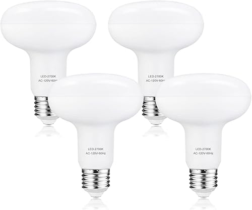 Bombillas empotrables de 2700 K de color blanco cálido, BRR30, 12 W 100 W, base E26, regulable, luz de inundación interior para latas, bombillas de