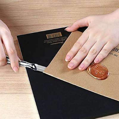 Letter Opener 2 Pieces Silver Envelope Opener Knifes Metal Letter Opening Knife 9 Inches Envelope Slitter (Silver)