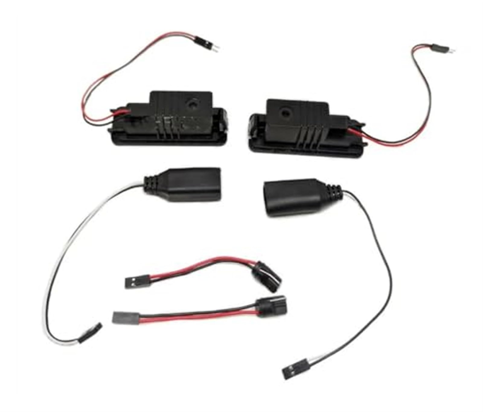 Wivplex Luce targa, for Seat, for Altea 2007-2010 for Leon 2006-2010 Lampada for Canbus Nessun errore Bianco Luce targa(BLACK R side)