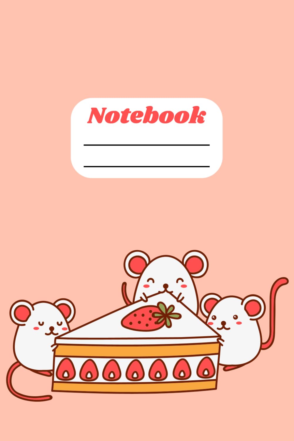 Strawberry Cake Feast: Notebook