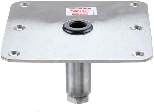 Miniatura 5 de Attwood Lock'N Pin - Pedestal para asiento de barco de 34 pulgadas, paquete 977339-T, plateado
