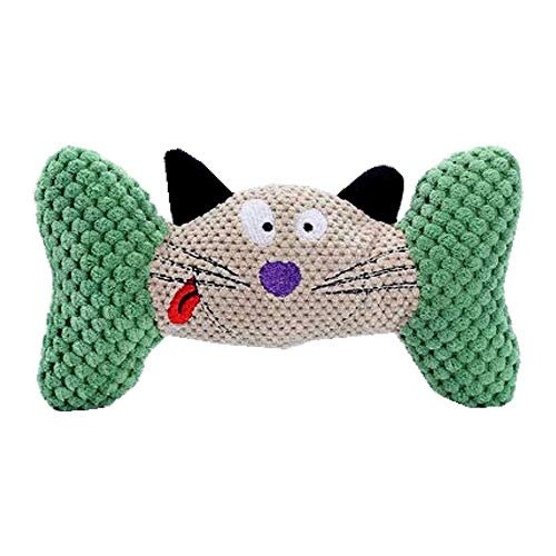 KUTKUT Squeaky Toy Stuffed Chew Labrador, Golden Retriever Durable Squeak Corduroy Pet Bone Toys for Small & Medium Dogs Teething Training Toys (Green) (B0912NTZZC) Amazon Price History, Amazon Price Tracker