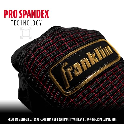 Franklin Sports MLB Baseball Batting Gloves - Pro Classic Batting Gloves for Baseball + Softball - Adult Men's + Youth Batting Glove Pairs - Image 5