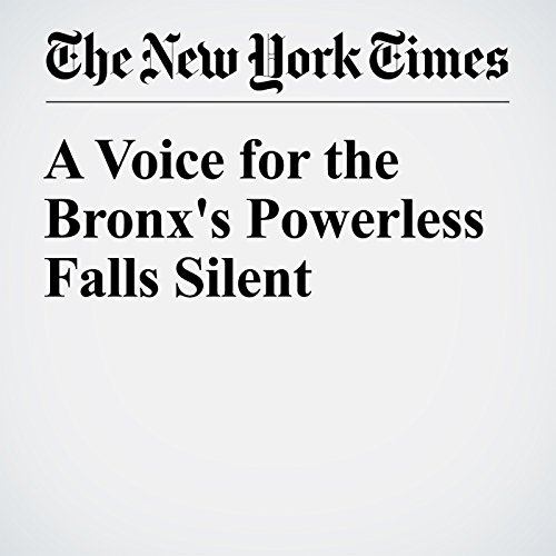 A Voice for the Bronx's Powerless Falls Silent cover art