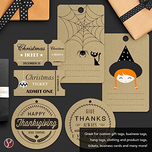 8.5" X 11" Chipboard Heavyweight 40 Pt (Point) Cardboard Scrapbook Sheets | Brown Kraft Paper Boards | Great For Arts And Crafts, Packaging, Product And Gift Tags And Photo Mats | 25 Sheets Per Pack #TOP1