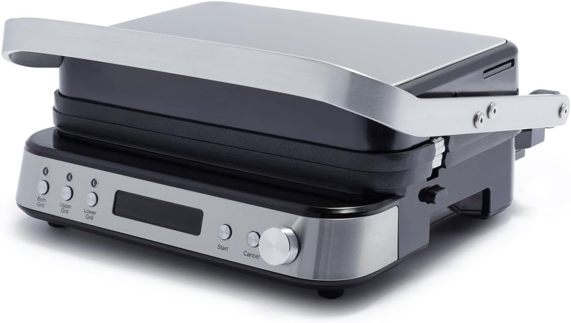Ceramic Nonstick 3-in-1 Grill, Griddle & Waffle Maker | Stainless Steel
