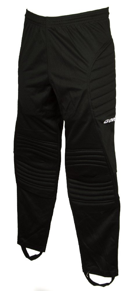 GIMER Pantalones Largos de Portero con Refuerzo artículo 3/090 Pantalone Lungo Portiere, 04 Nero, S
