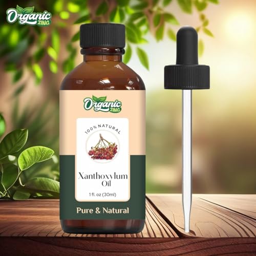 Image of Organic Zing Xanthoxylum (Zanthoxylum) Oil | Pure & Natural Steam Distilled Essential Oil for Aroma, Diffusers & Massage- 30ml /1.01fl oz