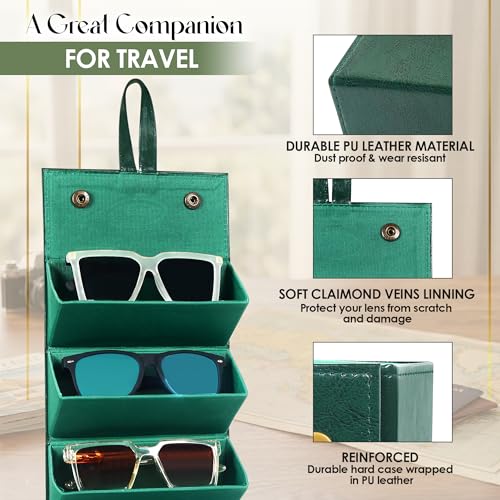 Image of LEDO Sunglasses Box Organizer Holder Case
